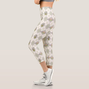 Leggings Capri AMIS™   Motif de Jacquard Perk Central