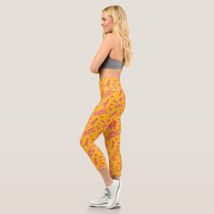 Leggings Capri AMIS™   Vous êtes mon homard Motif vibrant
