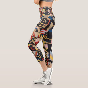 Leggings Capri Amish folle courtepointe