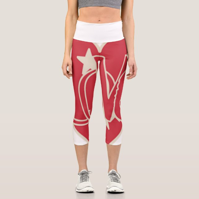 Leggings Capri amour (Recto)