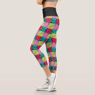 Leggings Capri Animaniacs   Warner Siblings Pop Art Graphic