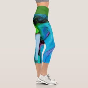 Leggings Capri Aquarelle