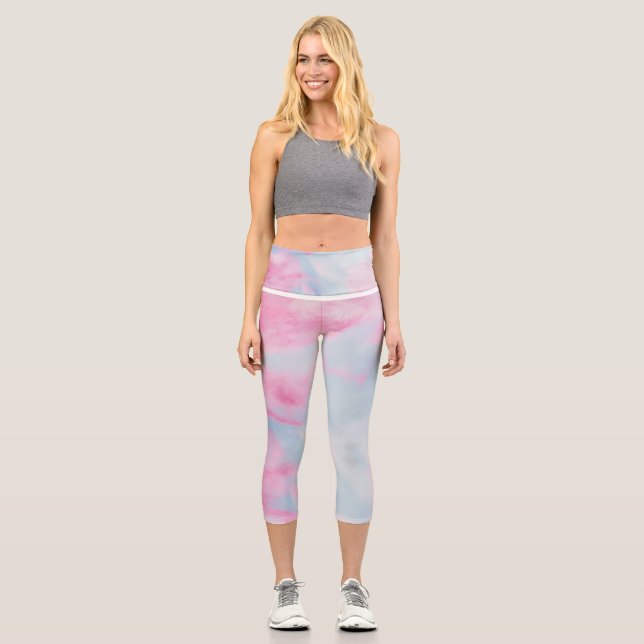 Leggings Capri Aquarelle Capris haut taille (Recto)