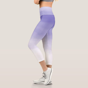 Leggings Capri Aquarelle violette Ombre