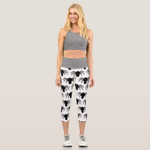 Leggings Capri Araignée noire
