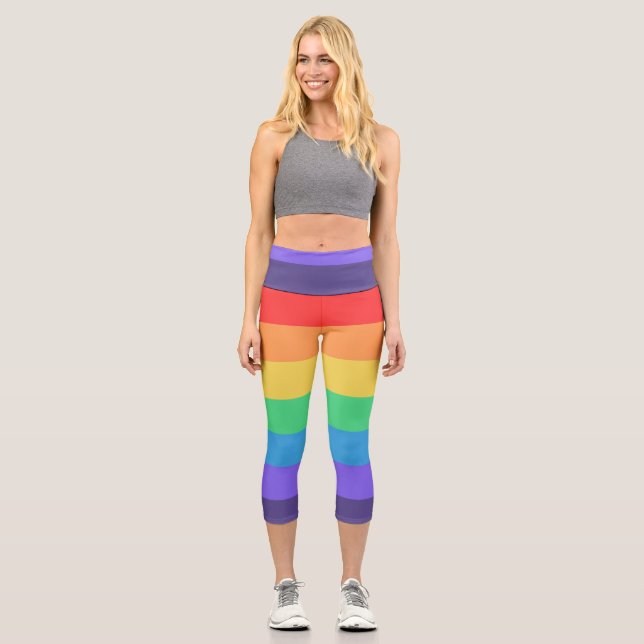 Leggings Capri Arc-en-ciel  (Recto)