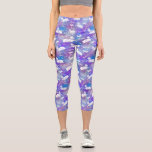 Leggings Capri Aries Ram Constellation Étoiles Anniversaire Motif<br><div class="desc">Ce design ludique de légèreté capri fait le cadeau parfait pour toute personne née sous le signe zodiaque Aries. Il comprend un motif unique fait d'un bélier vintage,  la constellation,  et le mot "Bélier",  tout en blanc sur un arrière - plan étoilé rose violet.</div>