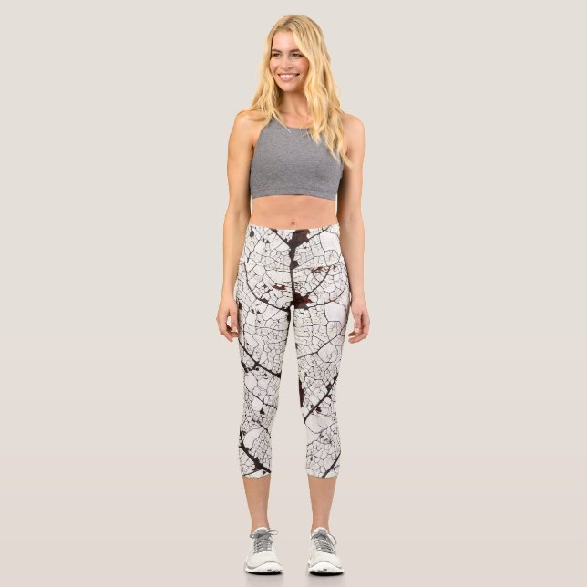 Leggings Capri Aspen Feuille Squelette 1 (Recto)