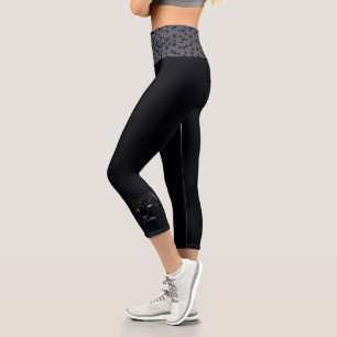 Leggings Capri Athlétisme Feline à haute taille fascinant-NS