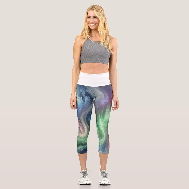Leggings Capri Aurora islandais (Recto)