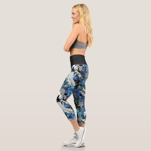 Leggings Capri Aussie Wild Kingfisher