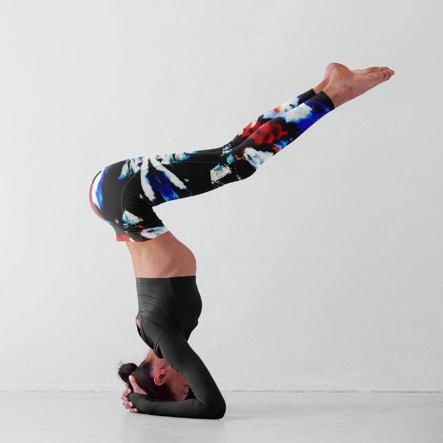 Leggings Capri Aztec Abstrait (Créateur téléchargé)