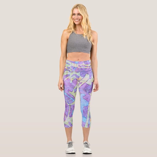 Leggings Capri Bagues fantômes (Recto)