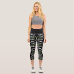 Leggings Capri baiser personnalisé, unique, élégant et minimalist<br><div class="desc">Ce design est accessible à tous. N'hésitez pas à customiser le logo,  les images,  le texte et les couleurs selon vos préférences. Merci beaucoup.</div>