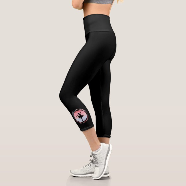 Leggings Capri Ballerina Ballet Dancer - Valeurs Mindset (Gauche)