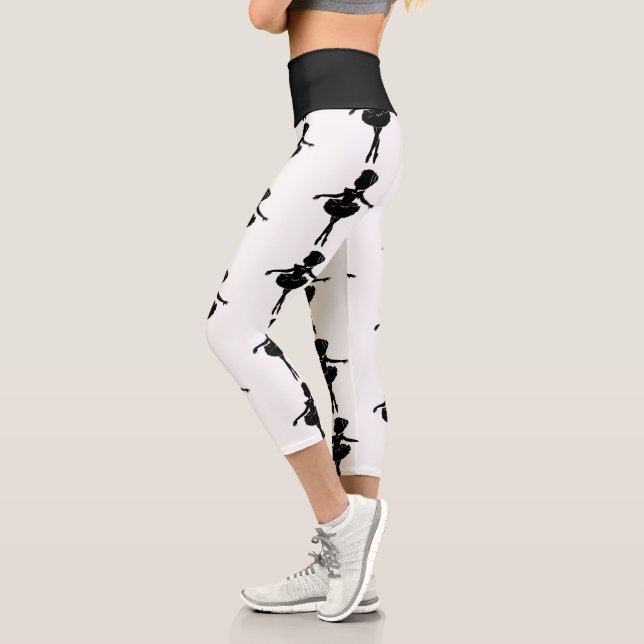 Leggings Capri Ballerina Silhouette (Gauche)