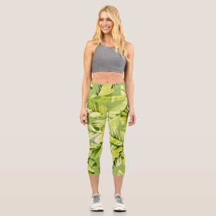 Leggings Capri Banane Feuille 5