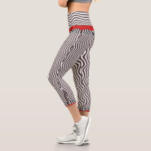 Bande rouge Zebra Print