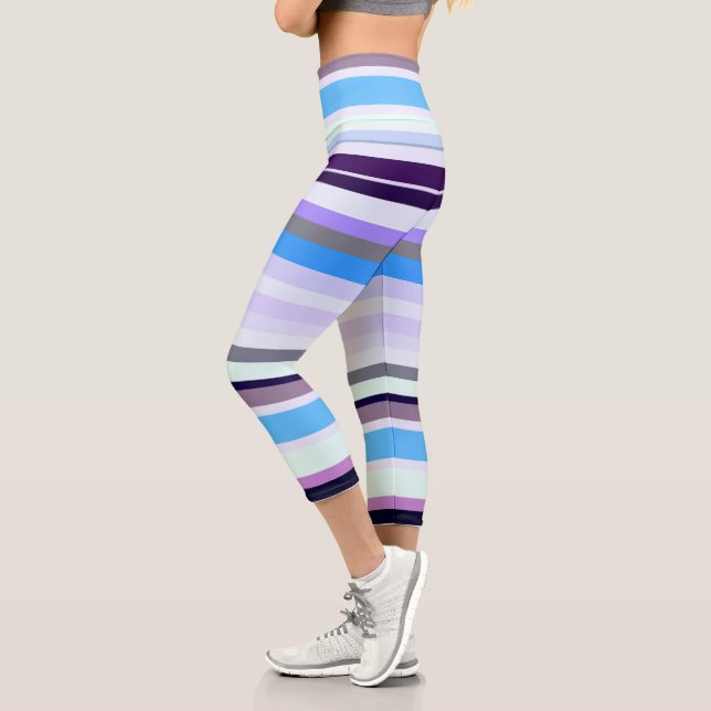 Leggings Capri Bandes colorées (Gauche)