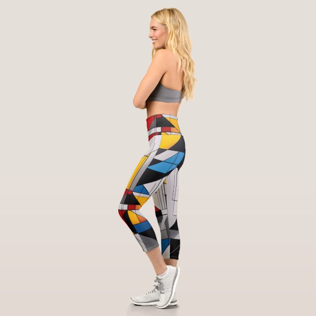 Leggings Capri Bauhaus Beat Capris Taille Haute (Gauche)