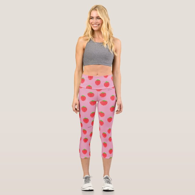 Leggings Capri Beau été Berry (Recto)
