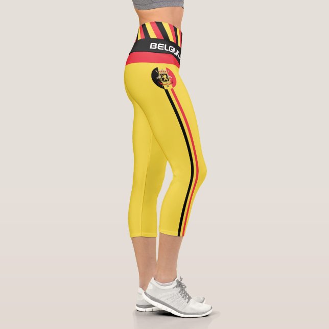 Leggings Capri Belgique & Belgique Drapeau mode, Fitness, Sports  (Droite)