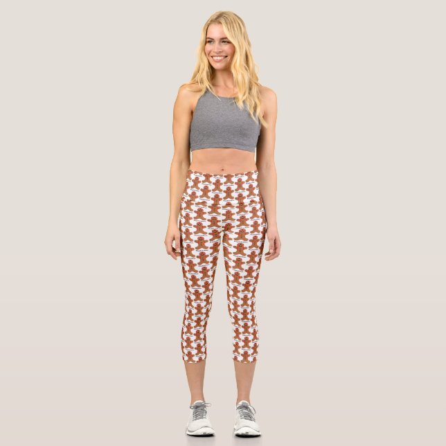 Leggings Capri Biscuit Ninjabreadman (biscuit) (Recto)