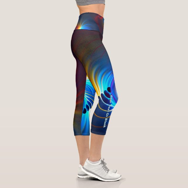 Leggings Capri Bleu gravitationnel (Droite)