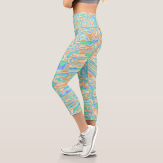 Leggings Capri Blobs colorés