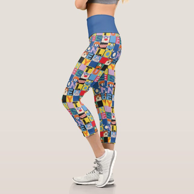 Leggings Capri Blocs de contrôle de caractères LOONEY TUNES™ (Gauche)