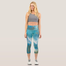 Blue Ocean 1 High Waisted Capris