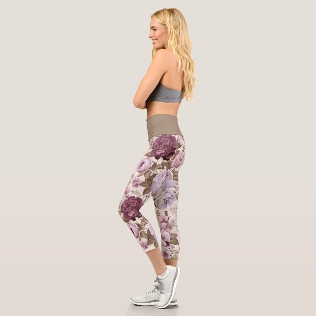 Leggings Capri Boho beige outrepassé (Gauche)
