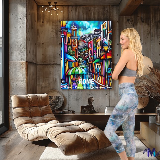 Leggings Capri Boho Chic Misty Dreams - Conception douce et éthér (Créateur téléchargé)