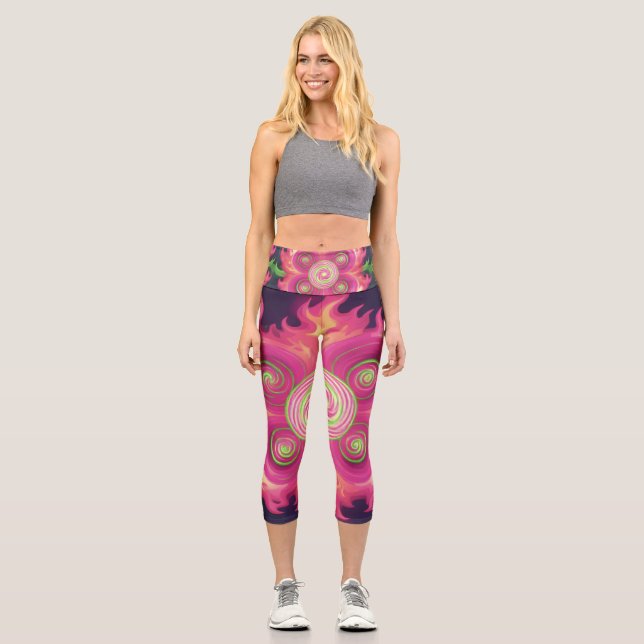 Leggings Capri Bonbon fondu  (Recto)