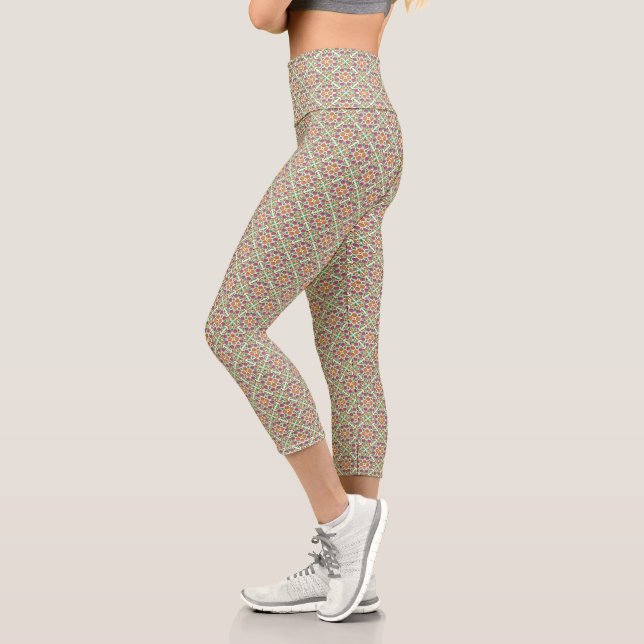 Leggings Capri Botanical Pop_Forest (Gauche)