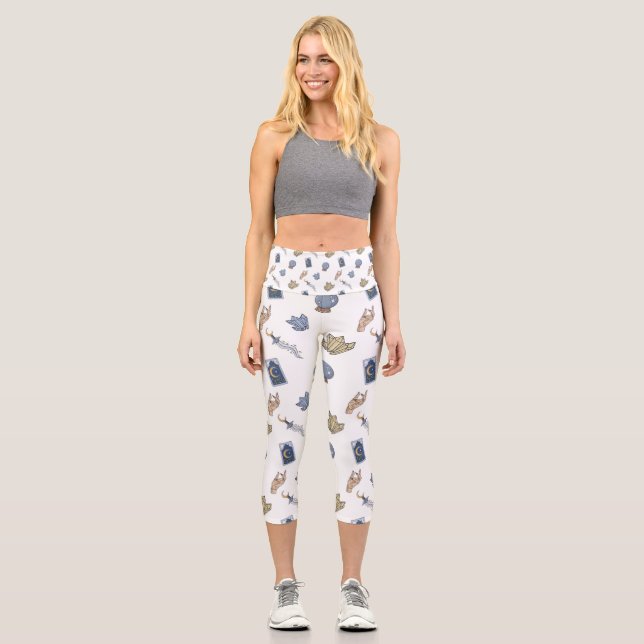 Leggings Capri Boule de Cristal et Cartes de Tarot (Recto)