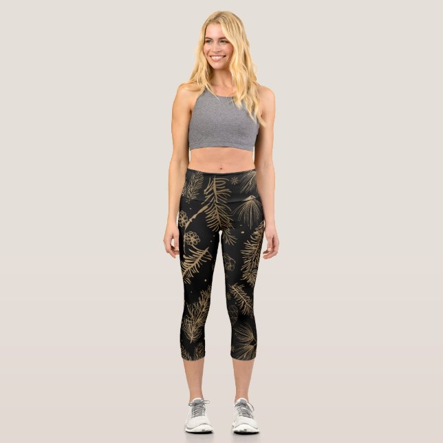 Leggings Capri Branches et pin 2 (Recto)