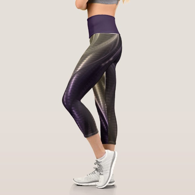 Leggings Capri brillance métallique (Gauche)