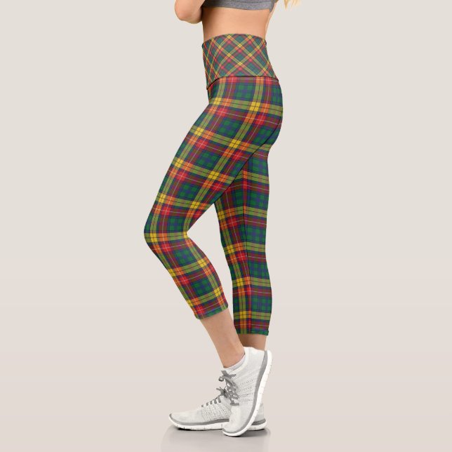 Leggings Capri Buchanan Tartan Rustique Plaid (Gauche)