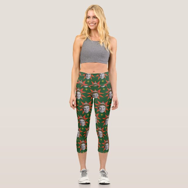 Leggings Capri Buddy le Motif des émotions des elfes (Recto)