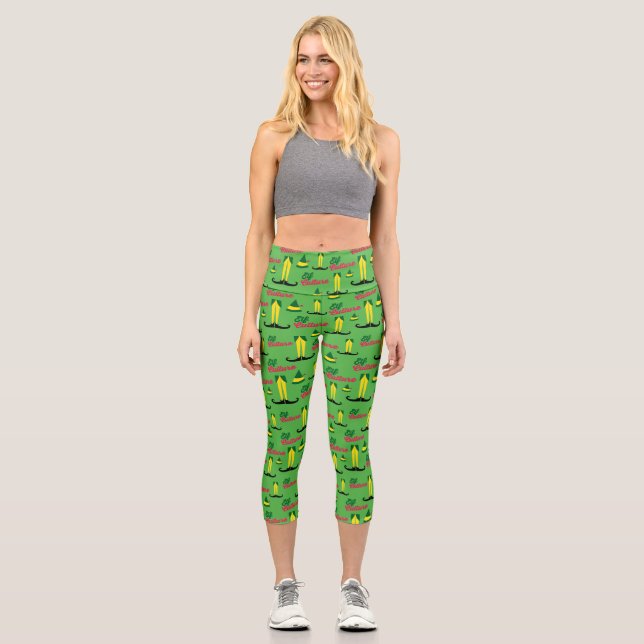 Leggings Capri Buddy l'Elfe | Elf Culture Motif (Recto)