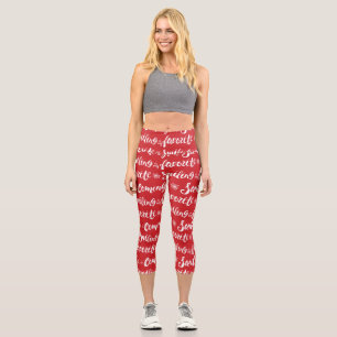 Leggings Capri Buddy l'Elfe   Sourire est mon Motif favori