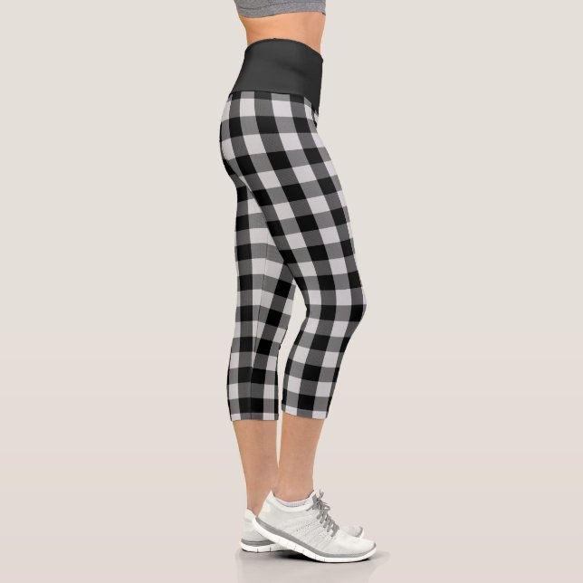 Leggings Capri Buffalo Black & White (Droite)