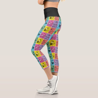 Leggings Capri BUNNY™ - Expressions de blocs de couleur