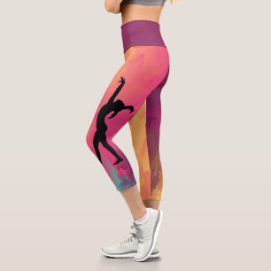 Leggings Capri Cadeau Gymnastique personnalisée   Ajouter Votre N