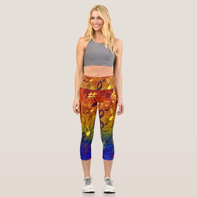 Leggings Capri Cadence colorée (Recto)