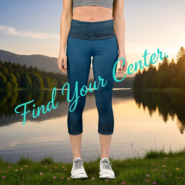 Leggings Capri Calme abyssal (Créateur téléchargé)