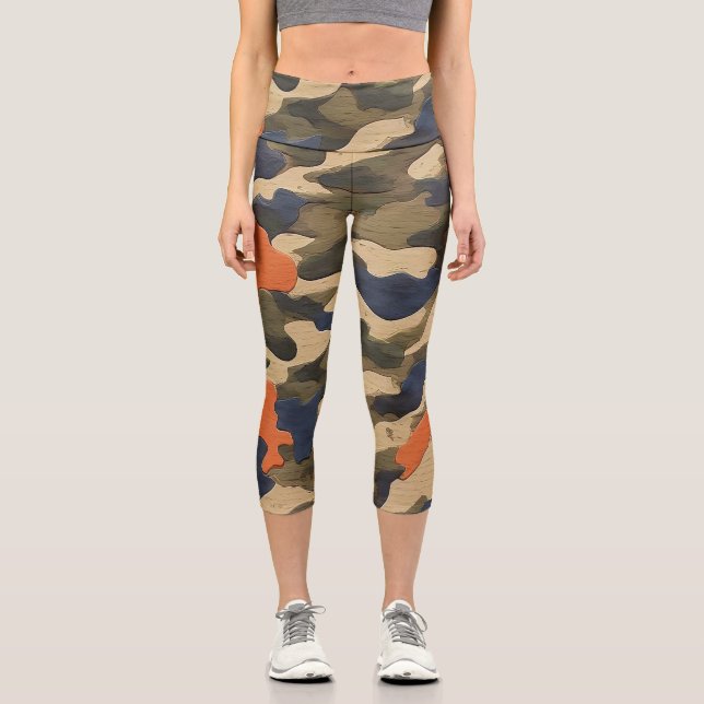 LEGGINGS CAPRI CAMOUFLAGE (Recto)