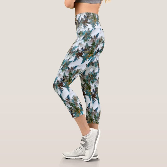 Leggings Capri Camouflage arctique fragile (Gauche)
