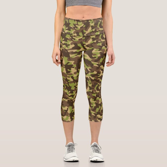 Leggings Capri Camouflage Cascade (Recto)